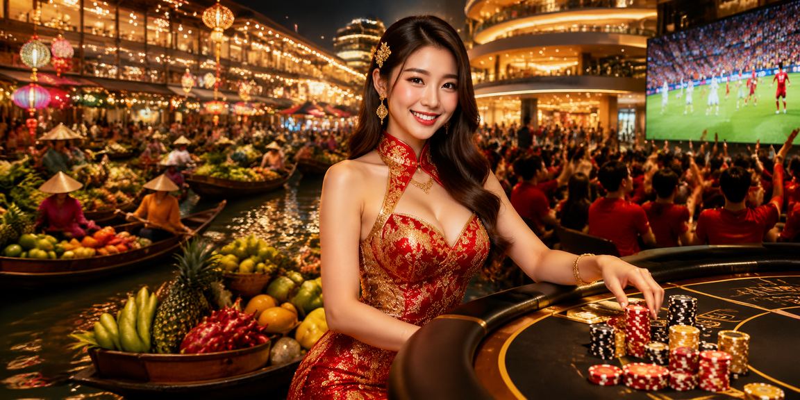 Không khí lễ hội vùng Mekong với người dùng tham gia cá cược trực tuyến