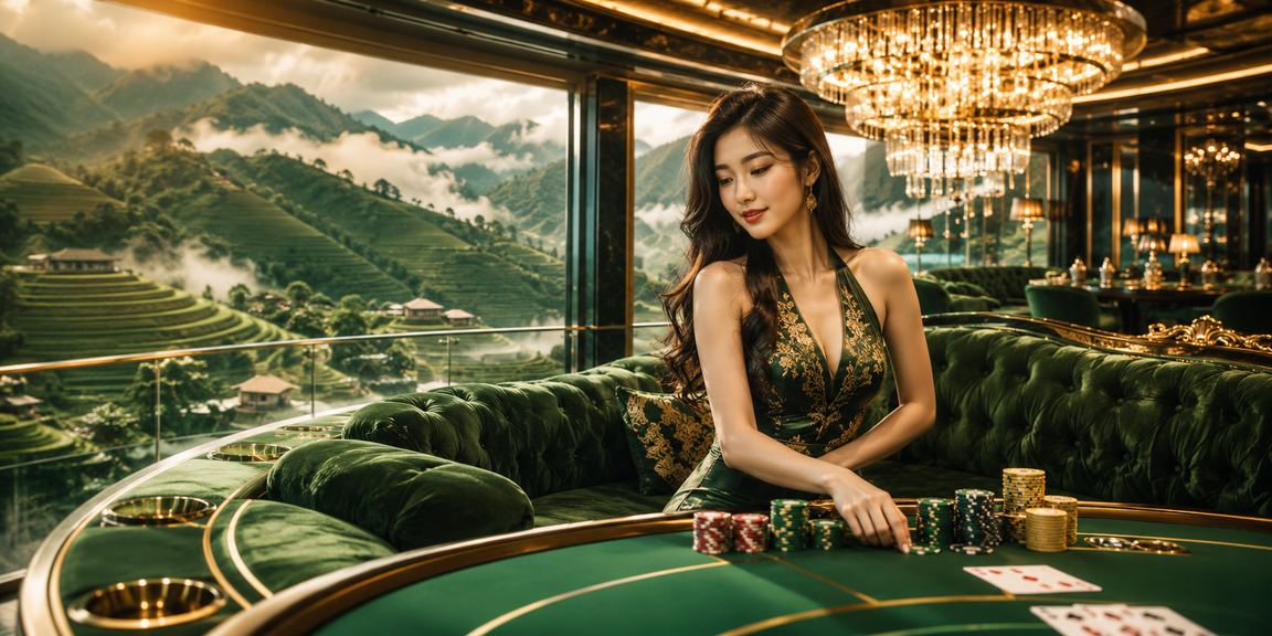 Người dùng tại Sapa trải nghiệm Baccarat trực tuyến trong không gian núi rừng